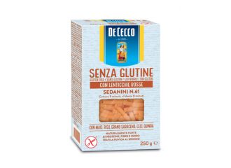 De cecco sedanini n61 lenticchie rosse 250 g