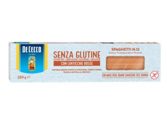 De cecco spaghetti n12 lenticchie rosse 250 g