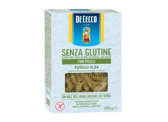 De cecco fusilli n34 con piselli 250 g