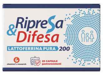 Ripresa&difesa lattoferrina pura 200 20 capsule gastroresistenti