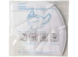 Mascherina facciale filtrante ffp2 senza valvola di espirazione 1 pezzo