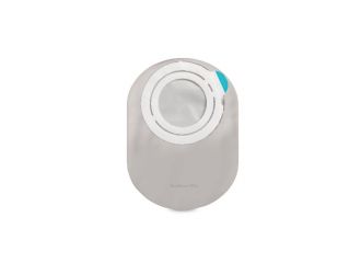 Sensura mio flex sistema 2 pezzi con aggancio adesivo sacca colostomia a fondo chiuso rivestita 50mm da 550 ml 30 pezzi