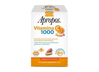 Apropos vitamina c 1000 a rilascio prolungato 24 compresse deglutibili