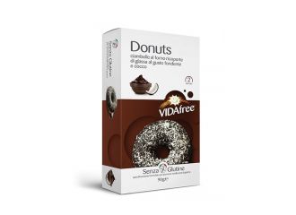 Donuts gusto cocco con glassa fondente 90 g