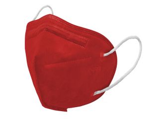 Futura semimascherina ffp2 small rosso 10 pezzi