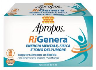 Apropos rigenera energia fisica e mentale 10 flaconcini 10 ml