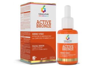 Colours of life active bronze siero viso 30 ml