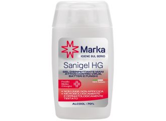 Marka sanigel hg gel disinfettante mani alcool 70% 100 ml