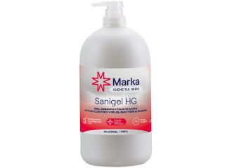 Marka sanigel hg gel disinfettante mani alcool 70% 1 litro
