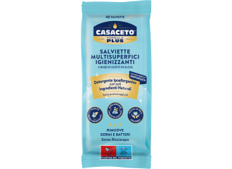 Casaceto salviettine igienizzanti aroma neutro 40 pezzi