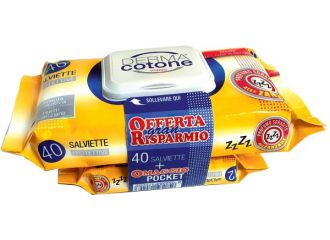 Dermacotone salvietta antizanzare 40 + 12 pezzi