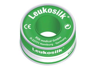 Cerotto in rocchetto leukosilk ipoallergenico bianco 2,5x500 cm