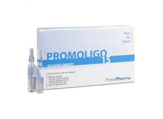 Promoligo 15 rame/oro/argento 20 fiale 2 ml