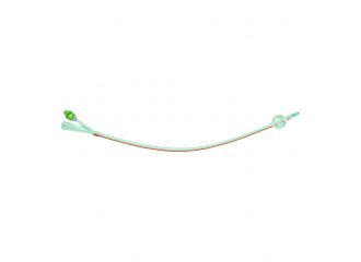 Catetere foley in silicone trasparente a 2 vie con palloncino 5-10ml diametro ch12 4,00mm lunghezza 40cm