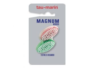 Taumarin testina ricambio setole morbide magnum