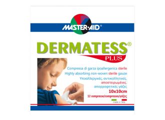 Garza dermatess plus 10x10 12 pezzi