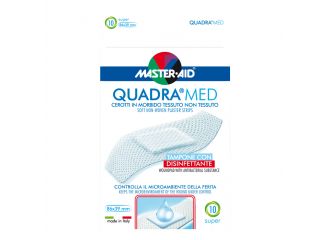 Cerotto master-aid quadra dermoattivo super 10 pezzi