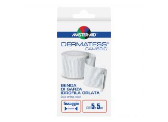 Benda orlata di garza idrofila dermatess cambric 5x5