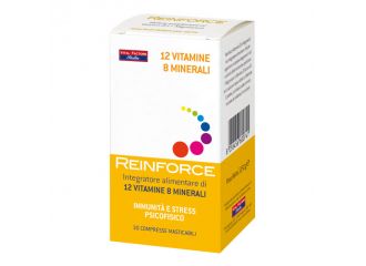 Reinforce 12 vitamine + 8 minerali 30 compresse masticabili