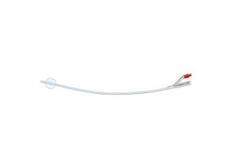 Catetere vescicale brillant plus foley per adulti 2 vie senza scanalature ch18 41cm in silicone 1 pezzo