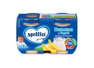 Mellin merenda yogurt banana 2x120 g