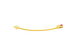 Catetere foley rusch gold plus in silkolatex palloncino 30-50 ml lunghezza 40 cm ch18 punta tiemann 1 foro 2 vie 1 pezzo