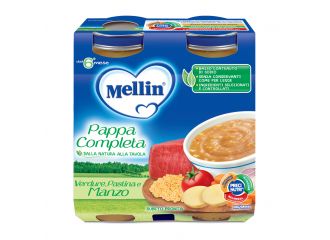 Mellin pappa completa manzo 250 g 2 pezzi