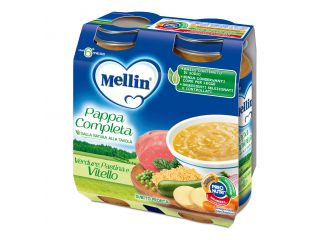 Mellin pappa completa vitello 250 g 2 pezzi