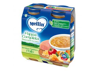 Mellin pappa completa pollo 250 g 2 pezzi