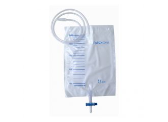 Sacca di drenaggio letto per incontinenza 2000ml in pvc con valvola di non ritorno e scarico con tubo di raccordo 90cm 30 pezzi riutilizzabile