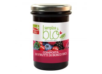 Composta di frutti di bosco con polpa di mela bio 320 g