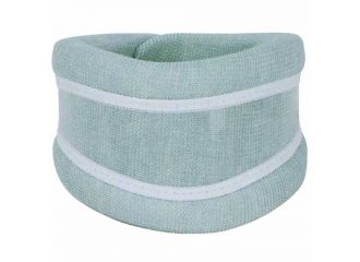 Collare cervicale semirigido misura piccola per artrosi cervicale, colpo di frusta e torcicollo. regolazione della circonferenza tramite cinghie posteriori in velcro. altezza 10cm