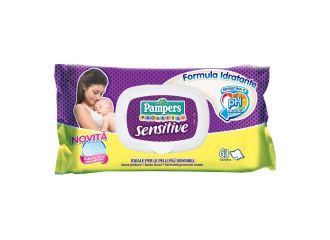 Pampers salviette sensitive  63pz