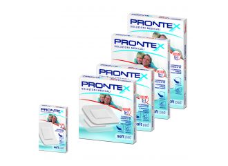 Garza compressa prontex soft pad 10x25 cm 2 pezzi