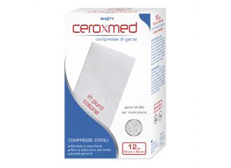 Garza idrofila ceroxmed 18x40 cm 12 pezzi