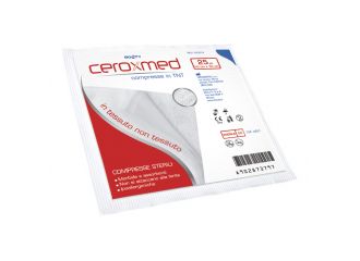 Garza compressa in tessuto non tessuto ceroxmed 10x10 cm 25 pezzi