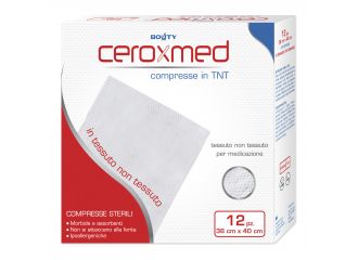 Garza compressa in tessuto non tessuto ceroxmed 36x40 cm 12 pezzi