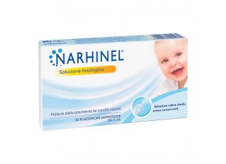 Soluzione fisiologica per aspiratore nasale narhinel 20 fiale da 5ml