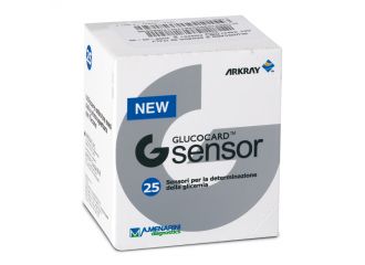 Strisce misurazione glicemia glucocard g sensor 25 pezzi
