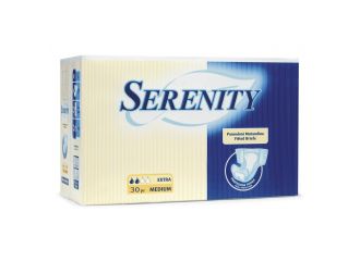 Pannolone per incontinenza serenity classic extra taglia medium 30 pezzi
