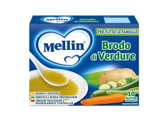 Mellin brodo di verdure 10 bustine 8 g