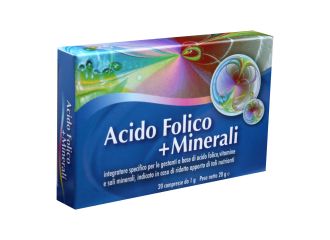 Acido folico + minerali 20 capsule