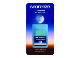 Snoreeze oral strips 14 pezzi