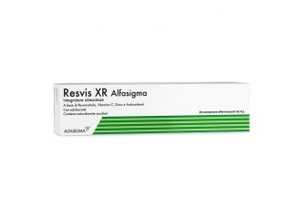 Resvis xr alfasigma 20 compresse effervescenti da 4 g