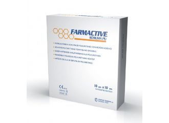 Cerotto farmactive schiuma in poliuretano 10x10cm 10 pezzi