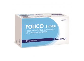 Folico 3 mesi 90 compresse