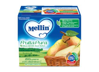 Mellin frutta pura pera 100 g 4 pezzi