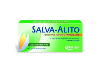 Salva alito menta forte 30 compresse