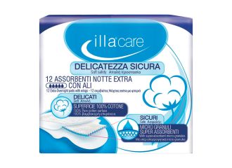 Illa care assorbente notte extra 12 pezzi