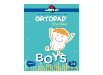 Cerotto oculare per ortottica ortopad boys m 5,4x7,6 20 pezzi